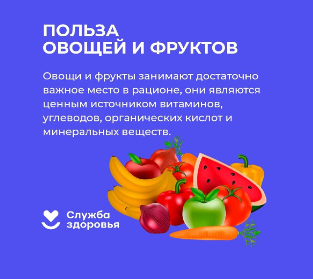Неделя популяризации потребления овощей и фруктов (13-19 февраля).